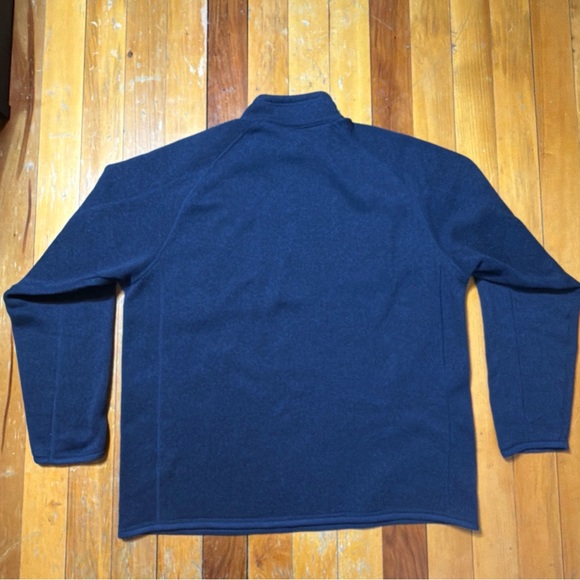 Patagonia Better Sweater Mens 2XL Navy Blue 1/4 Zip Outdoor Hiking - Picture 8 of 9